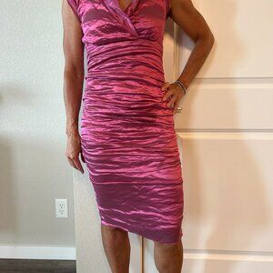 Nicole Miller Pink Cocktail/Formal Dress